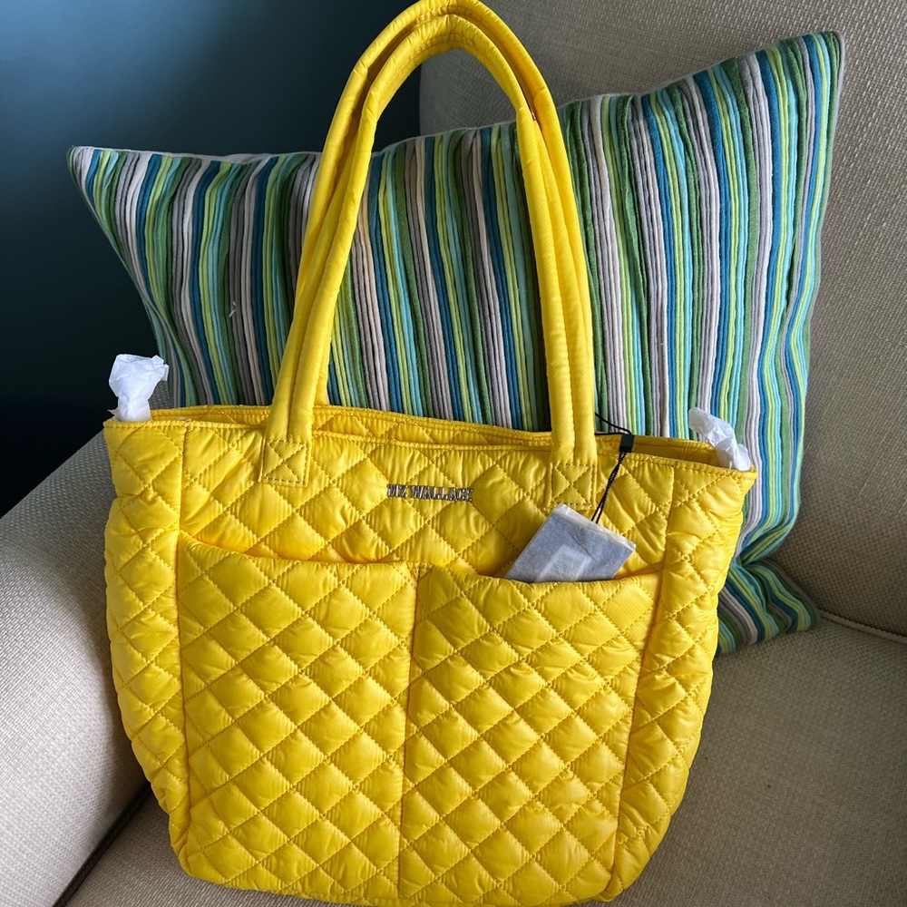 MZ Wallace small quatro tote, yellow